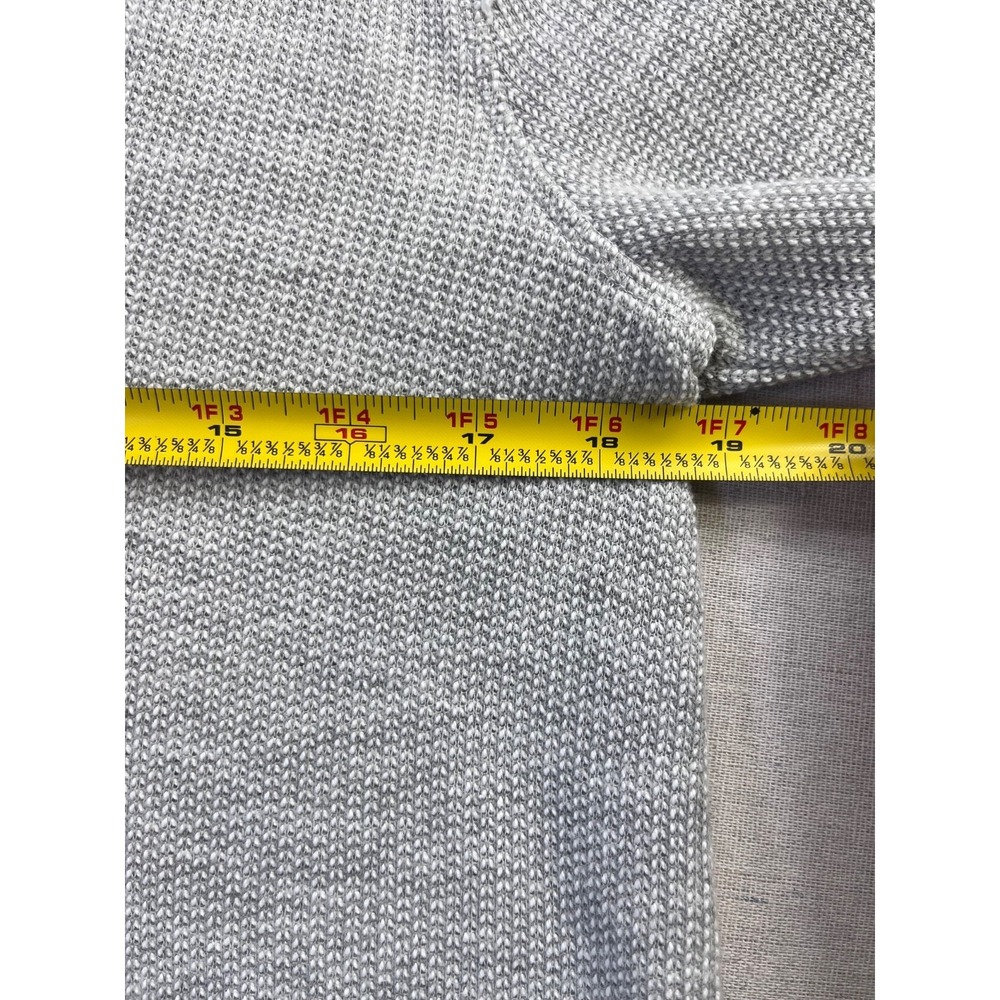 Soft Surroundings Just Beachy Hooded Henley Womens sz S Gray Pullover Top Spring - Picture 12 of 15